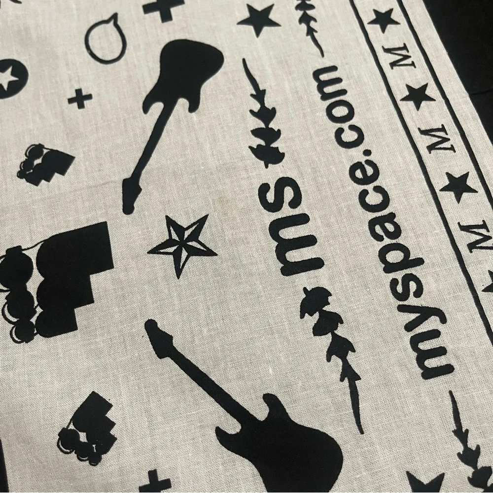 Rare Vintage MySpace Promotional Bandana warped tour early‎ 2000’s - Picture 4 of 7